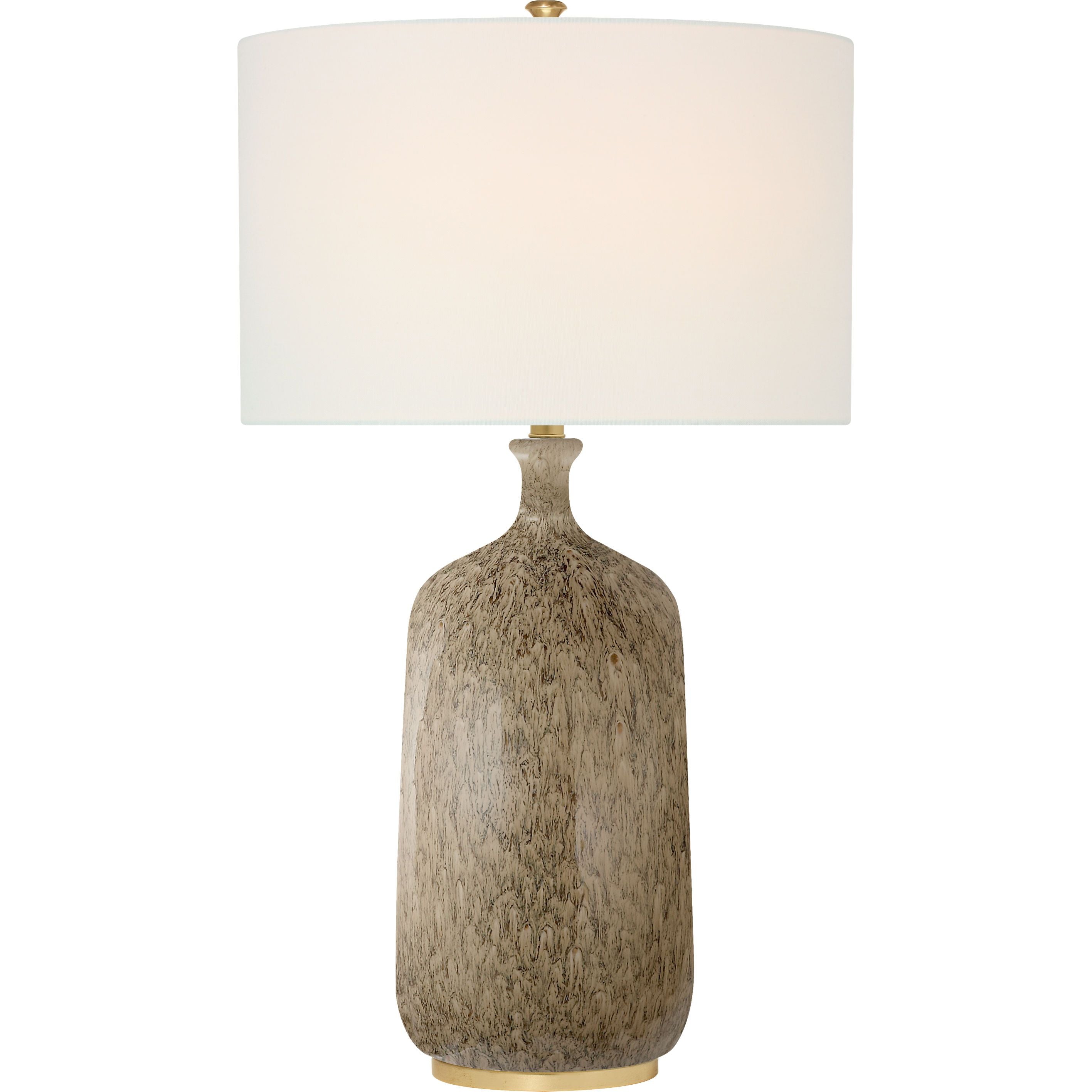Marbleized Sienna with Linen Shade | shipping 01/16/2027