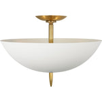 Hand-Rubbed Antique Brass with Plaster White Shade | shipping 11/16/2026
