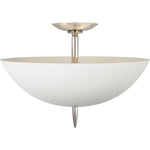 Polished Nickel with Plaster White Shade | shipping 11/16/2026
