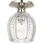Polished Nickel with Clear Glass | shipping 10/01/2026
