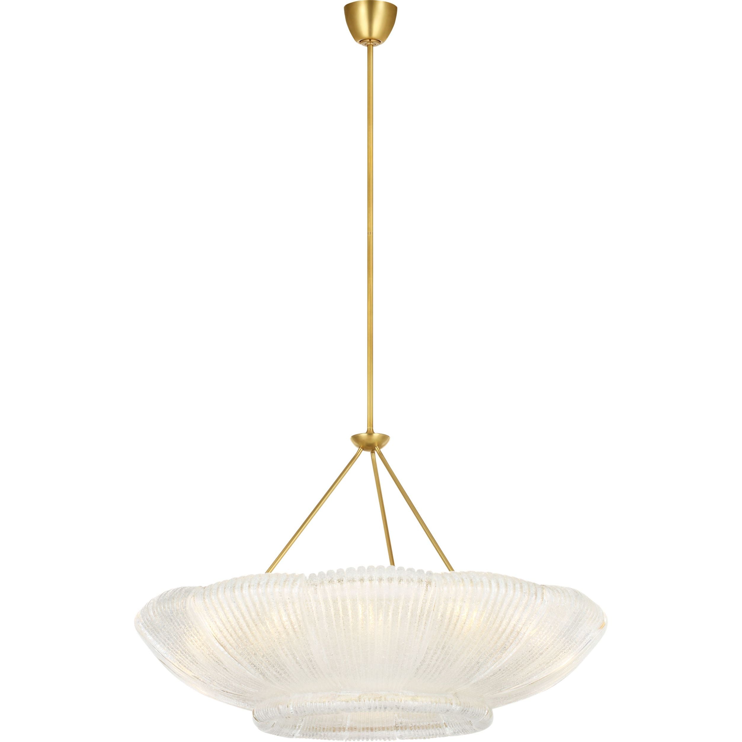 Hand-Rubbed Antique Brass with Clear Graniglia Glass | shipping 12/10/2026