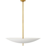 Hand-Rubbed Antique Brass with Plaster White Shade | shipping 11/16/2026