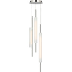 Polished Nickel with Soft Etched Glass | shipping 10/01/2026