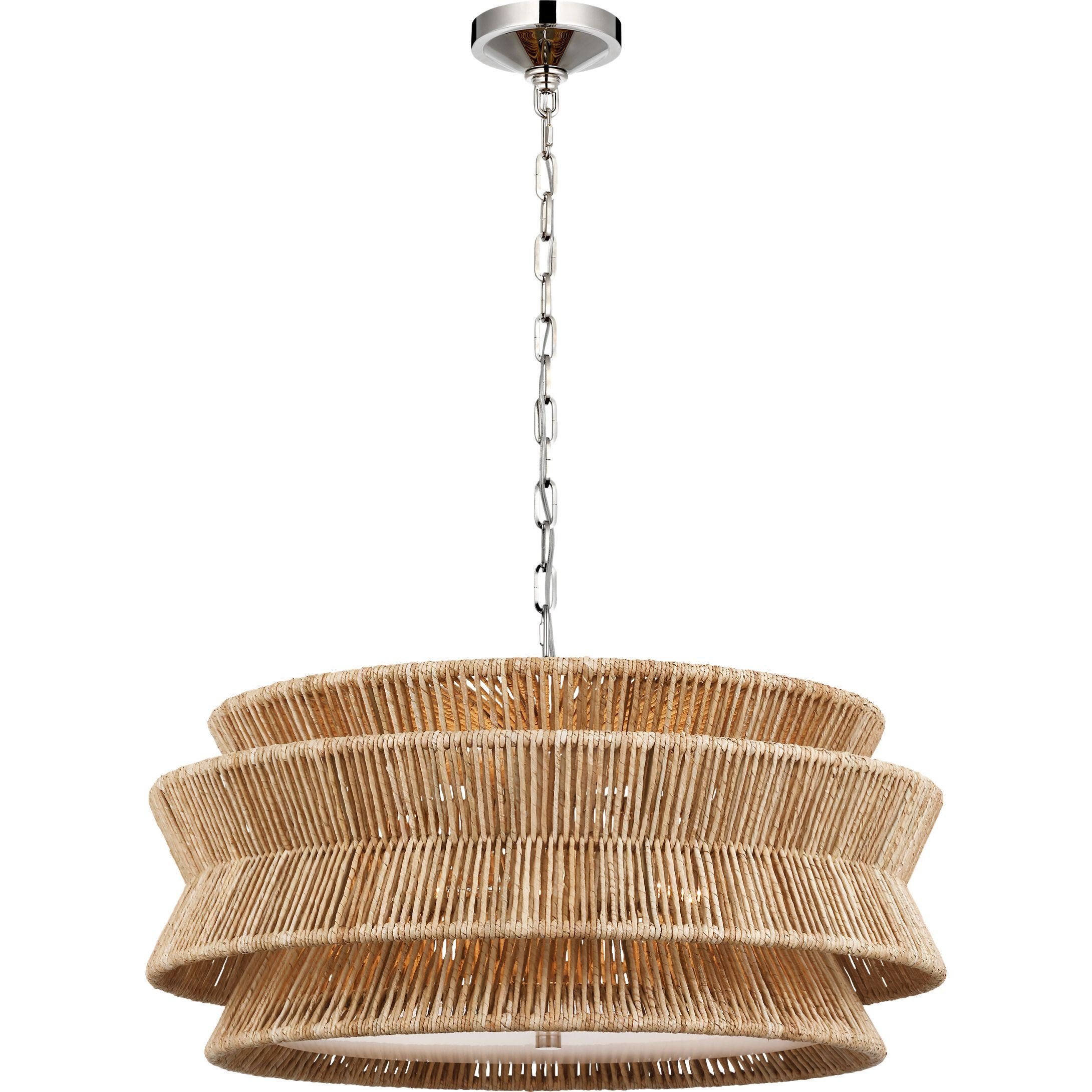 Polished Nickel and Natural Abaca | shipping 03/21/2027