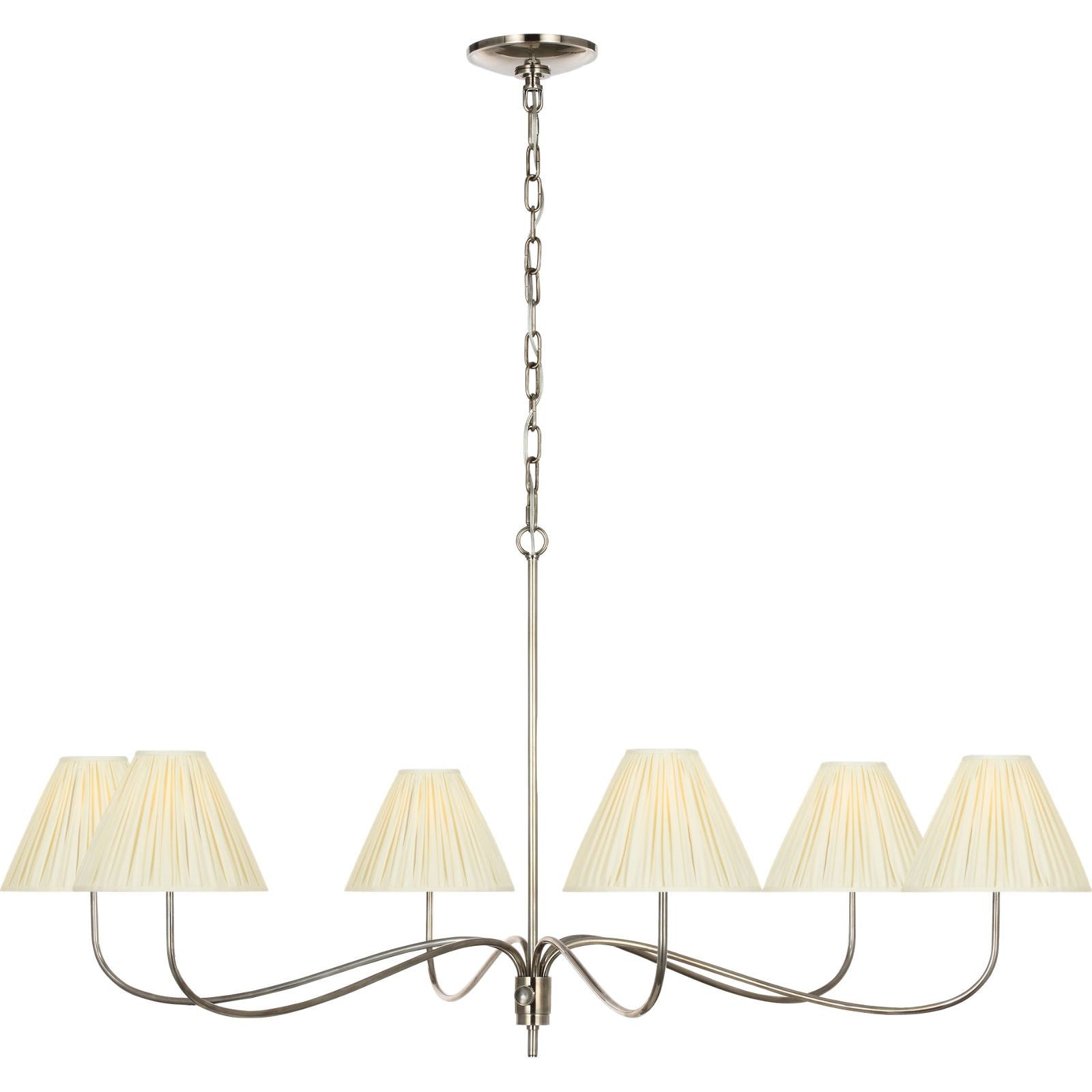Pewter with Silk Pleated Shades | shipping 10/17/2026