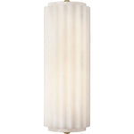 Alabaster and Antique-Burnished Brass | shipping 12/25/2026