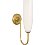 Soft Brass with White Glass | shipping 11/16/2026