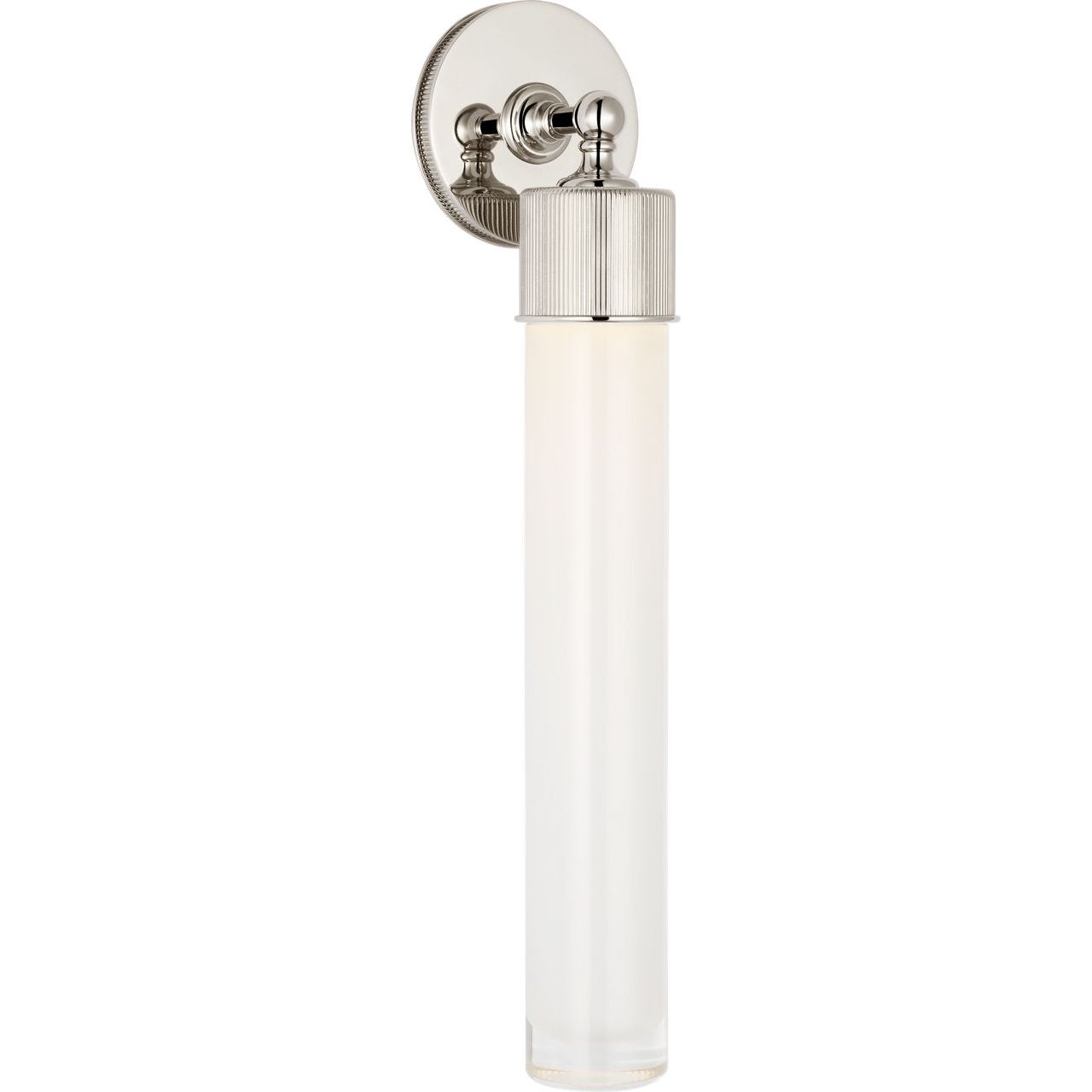 Polished Nickel with White Glass | shipping 12/10/2026