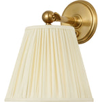 Soft Brass with Silk Pleated Shade | shipping 11/01/2026