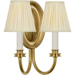 Soft Brass with Silk Pleated Shades | shipping 11/01/2026