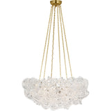 Aurelie 30" Chandelier in Soft Brass and Clear Acrylic | shipping 01/09/2027