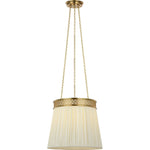 Soft Brass with Silk Pleated Shade | shipping 12/10/2026