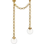 Soft Brass with Clear Glass | shipping 02/14/2027