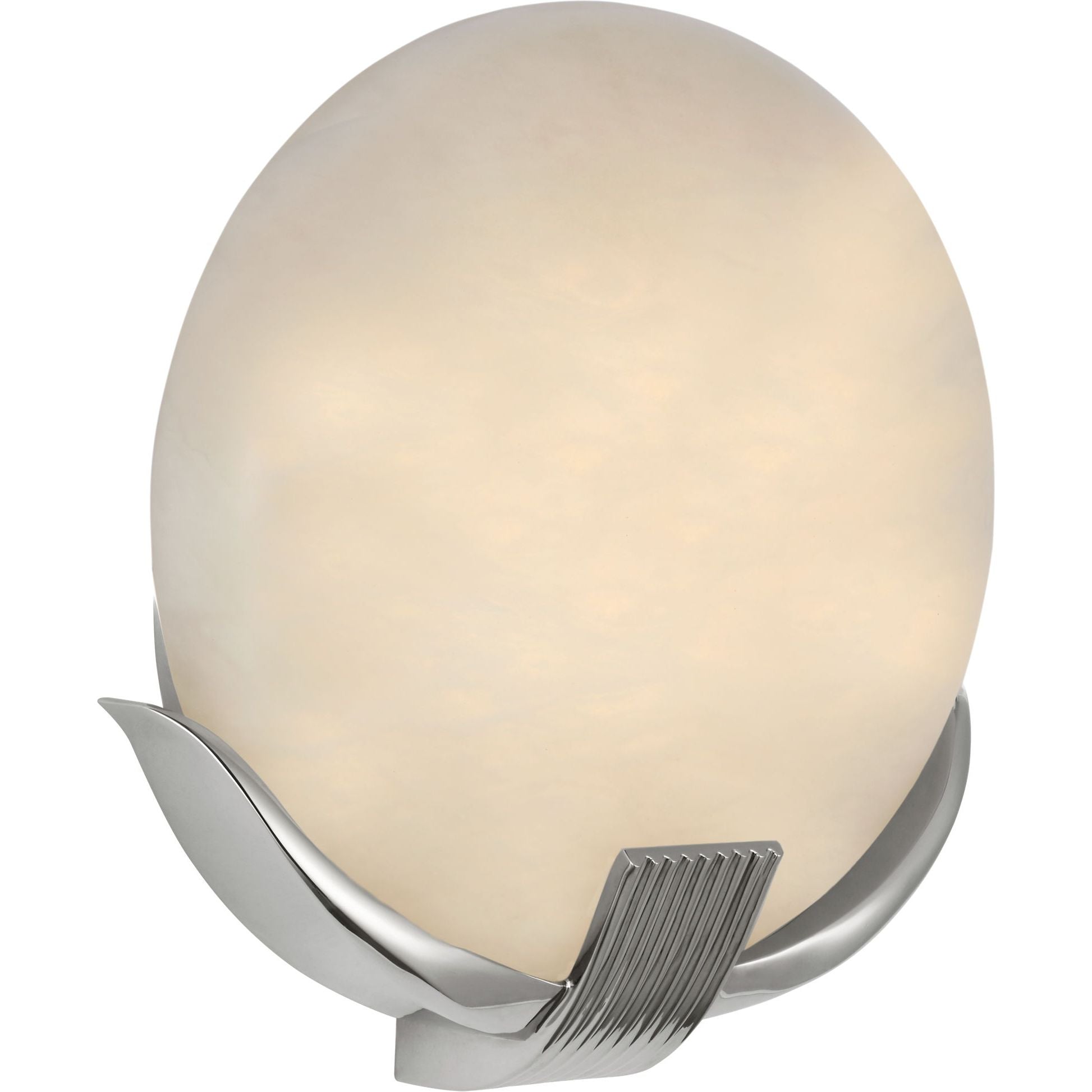 Polished Nickel with Alabaster | shipping 11/16/2026