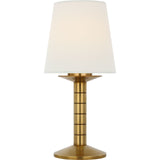 Natural Brass with Silk Shade | shipping 10/01/2026
