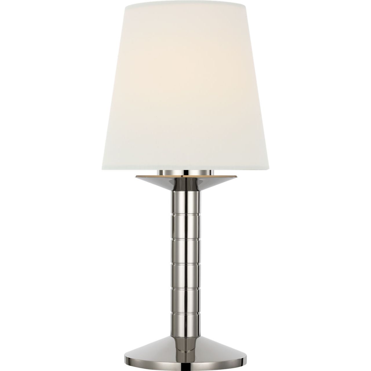 Polished Nickel with Silk Shade | shipping 10/01/2026
