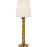 Natural Brass with Silk Shade | shipping 10/01/2026