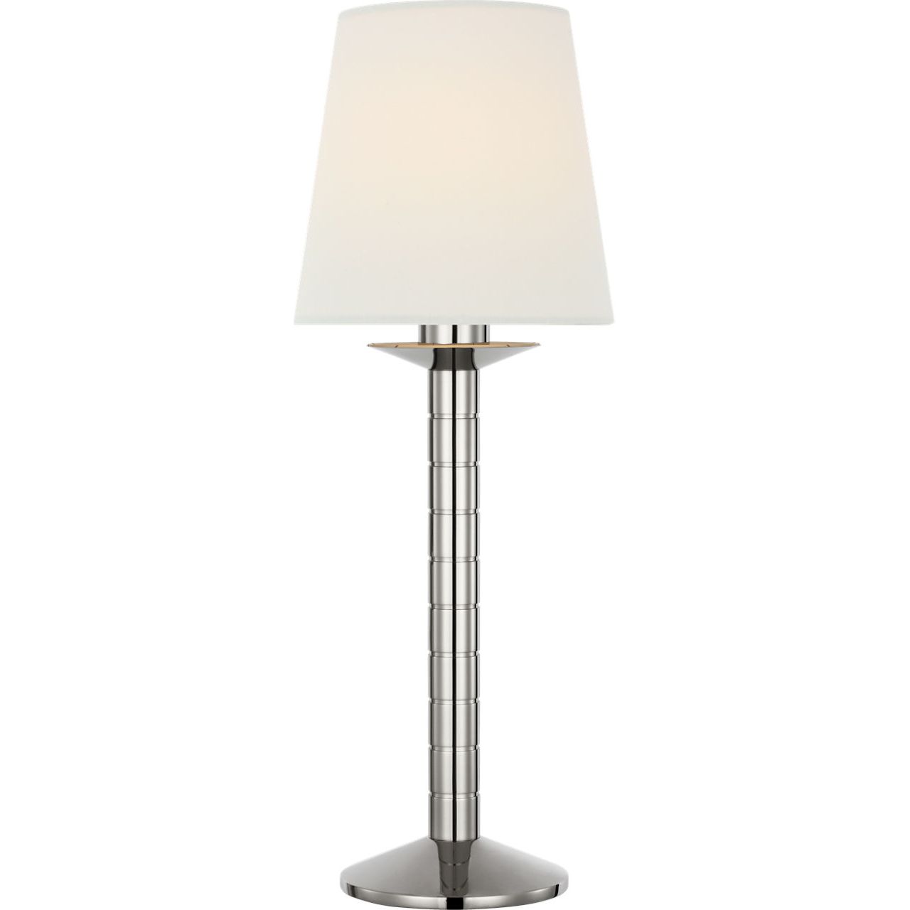 Polished Nickel with Silk Shade | shipping 10/01/2026