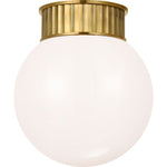 Natural Brass with White Glass | shipping 10/01/2026