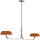 Polished Nickel and Nutmeg Leather | shipping 12/10/2026