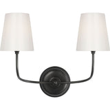 Bronze with White Glass