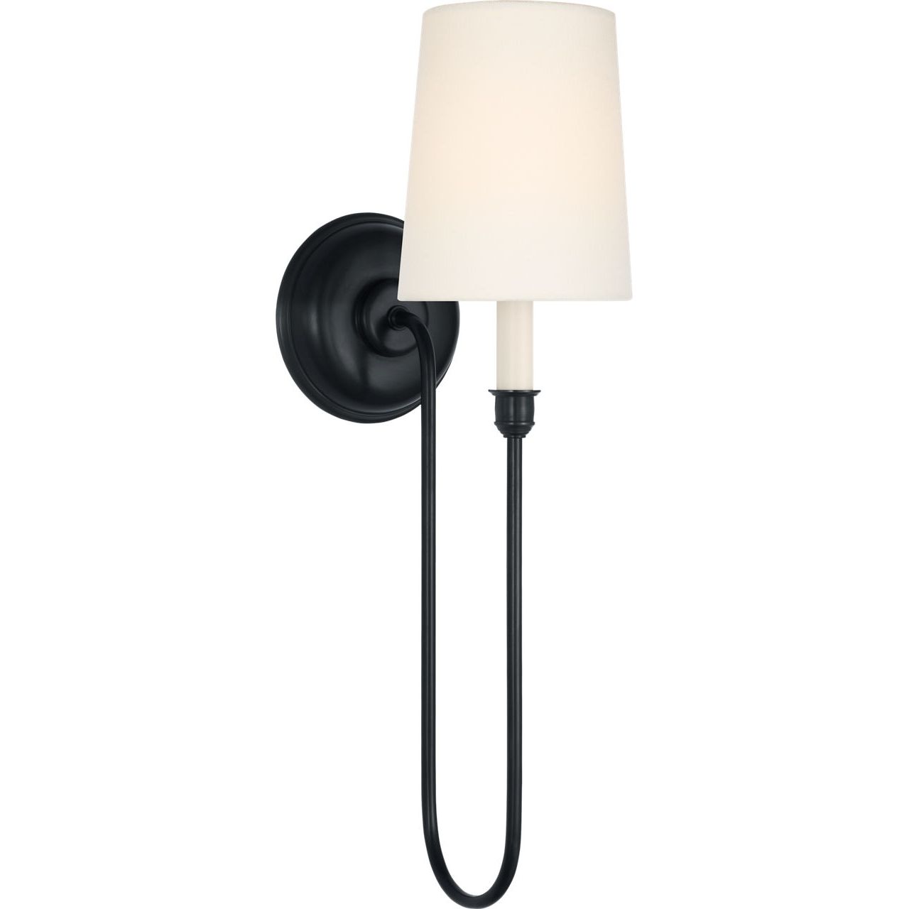 Bronze with Linen Shade