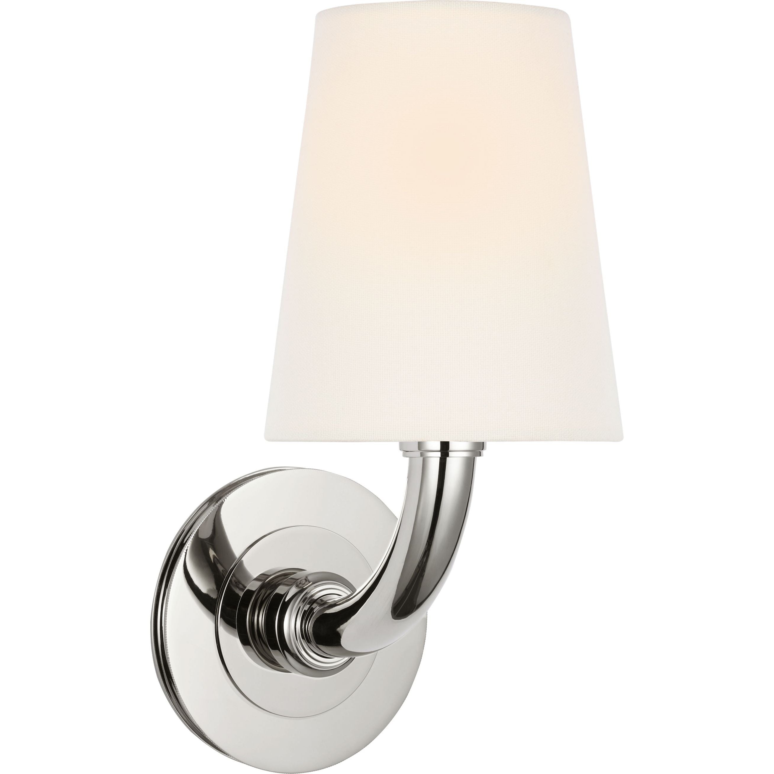 Polished Nickel with Linen Shade | shipping 11/16/2026