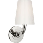 Polished Nickel with White Glass Shade | shipping 12/10/2026