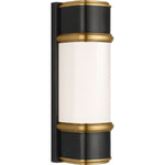 Bronze and Hand-Rubbed Antique Brass with White Glass | shipping 12/10/2026