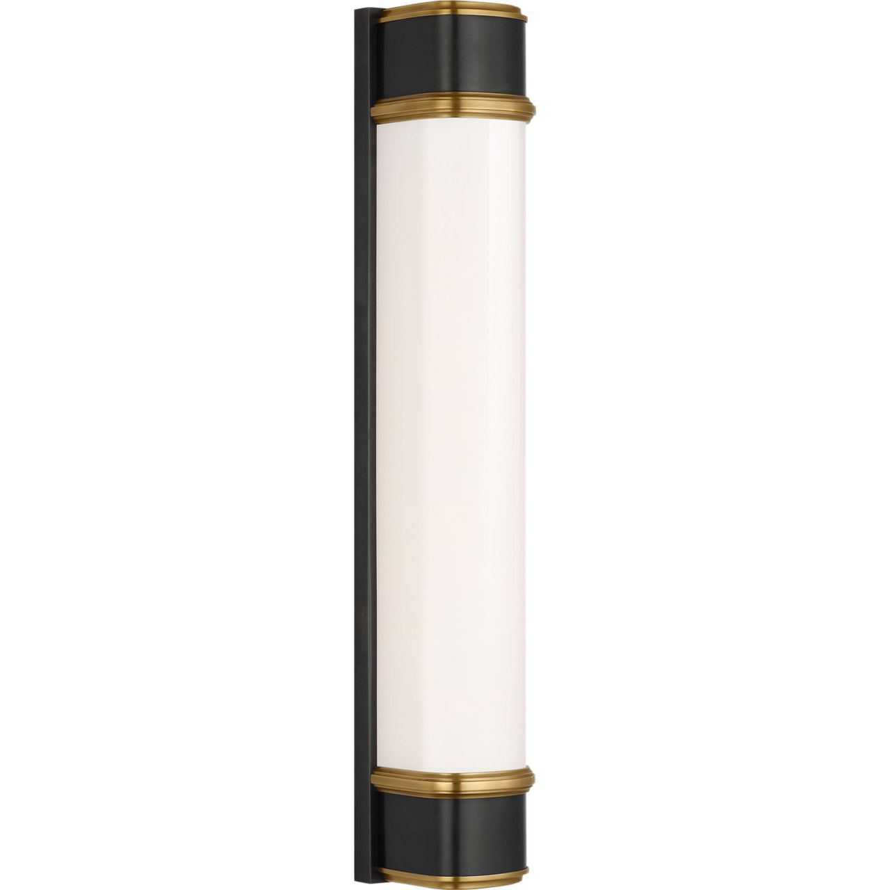 Bronze and Hand-Rubbed Antique Brass with White Glass | please contact us for availability!