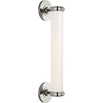 Polished Nickel with White Glass | shipping 12/10/2026
