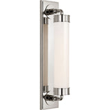 Polished Nickel with White Glass | shipping 12/10/2026
