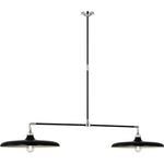 Polished Nickel and Aged Iron with Aged Iron Shade