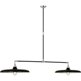 Polished Nickel and Aged Iron with Aged Iron Shade