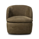 Valentine Swivel Chair - Nubuck Olive | shipping 01/15/2027