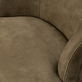 Valentine Swivel Chair - Nubuck Olive | shipping 01/15/2027