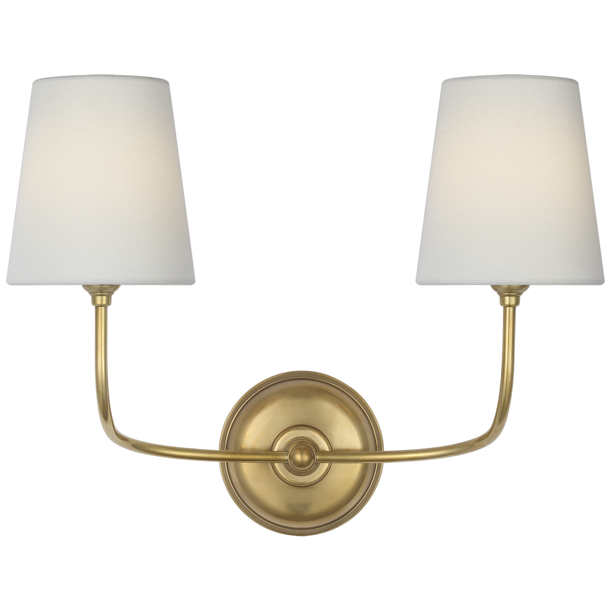 Vendome 16" Cordless Double Sconce Hand-Rubbed Antique Brass | shipping 11/20/2025