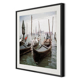 Venice Gondolas by Slim Aarons - Black Maple