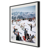 Verbier Vacation by Slim Aarons - Black Maple