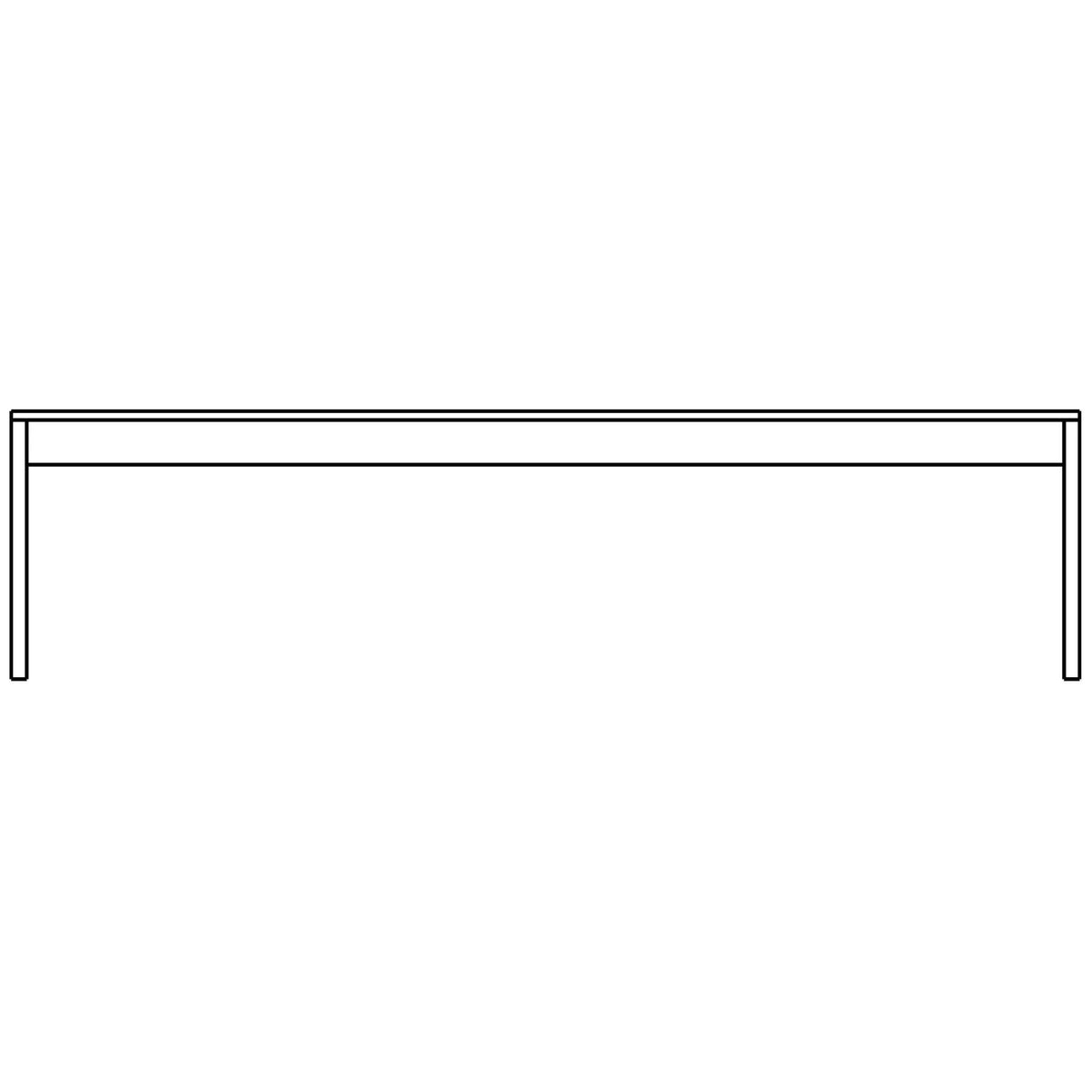 Fermette W/Stretchers 120/36 Dining Table By Verellen