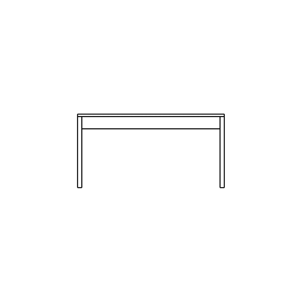 Fermette W/Stretchers 60/36 Dining Table By Verellen