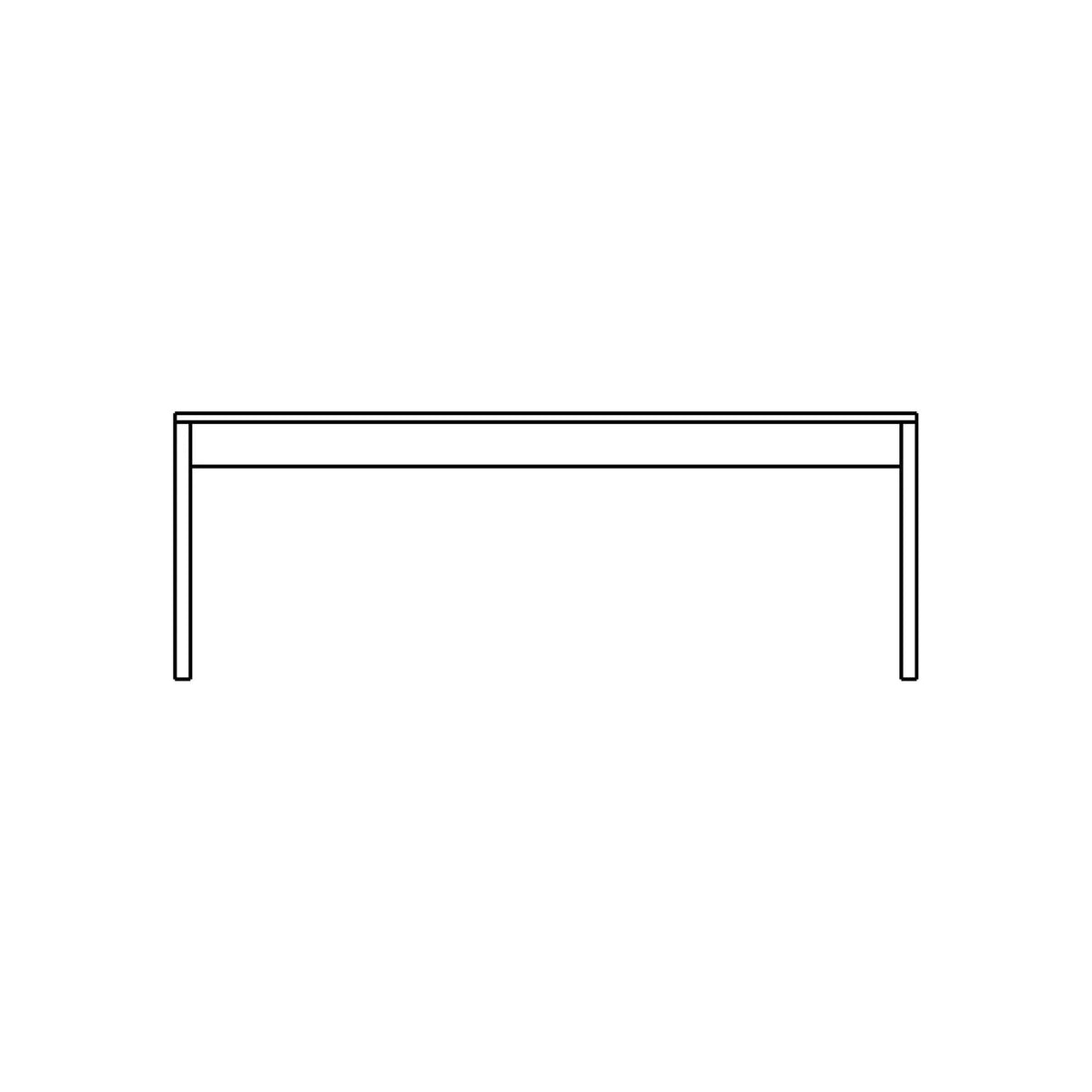 Fermette W/Stretchers 84/36 Dining Table By Verellen