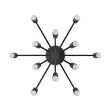 Vesta Chandelier - Black Gunmetal