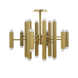 Vesta Chandelier - Burnished Brass
