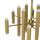 Vesta Chandelier - Burnished Brass