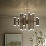 Vesta Chandelier - Heritage Bronze Brass
