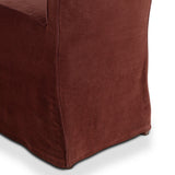 Vista Two Tone Slipcovered Dining Chair - Broadway Bordeaux | shipping 04/25/2027