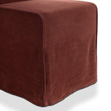 Vista Two Tone Slipcovered Dining Chair - Broadway Bordeaux | shipping 04/25/2027