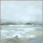 Featuring Sage White Caps Art by Wendover Art at Amethyst Home. Natural tranquility.  Calm brushstrokes to make each day filled with peace.  Hand-applied brush strokes by in-house artist.
Specialty: Giclee on Canvas, Gallery Wrapped, Artist EnhancedMedium : CanvasSize : 56.25"w x 56.25"hTreatment : Gallery Wrapped, Artist Enhanced Framed as shown.  Amethyst Home provides interior design, new home construction design consulting, vintage area rugs, and lighting in the Salt Lake City metro area.