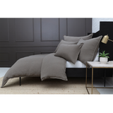 <p>The wavy, pebbled texture on the Waverly creates a gentle and soft duvet to wrap yourself into for a good night’s sleep. It features a ½” flange, a shell button closure on the duvet cover, and an envelope closure on the shams. 100% cotton. Made in Portugal.<br><br>- Made of 100% cotton.
- Shams have envelope closures.
- Inserts sold separately. Amethyst Home provides interior design, new construction, custom furniture, and area rugs in the Monterey metro area